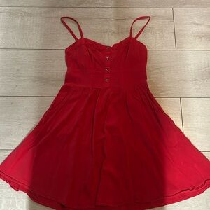 Express (XS) Bright Pink Summer Dress with Pockets